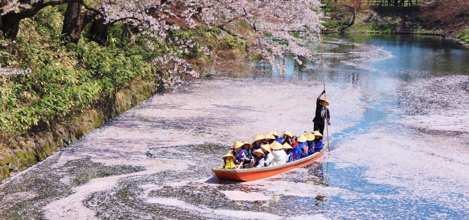 弘前公園中濠観光舟