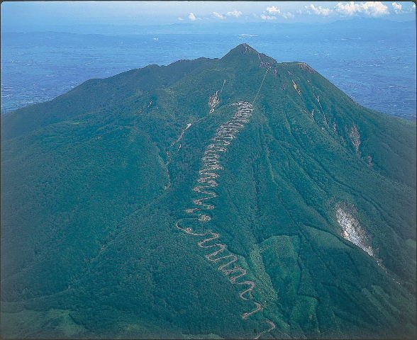 岩木山スカイライン航空写真