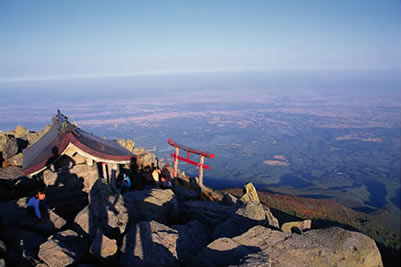 岩木山の頂上